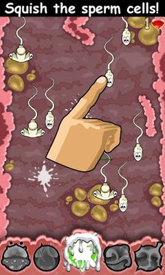 Gameplay of the Sperm Defense for Android phone or tablet.