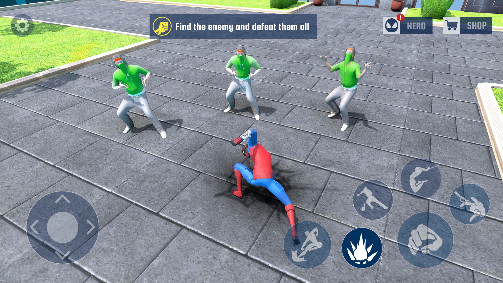Spider Fighting: Hero Game - Android game screenshots.