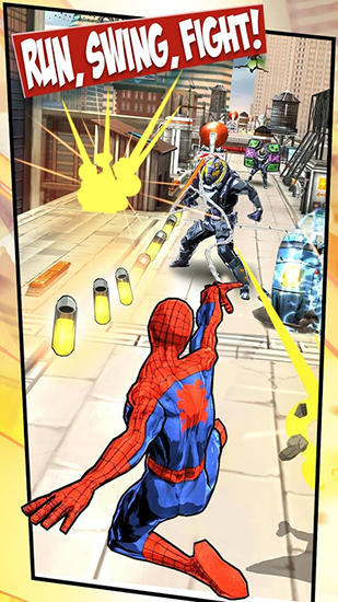 Gameplay of the Spider-man unlimited for Android phone or tablet.
