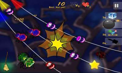 Gameplay of the SpiderWay for Android phone or tablet.