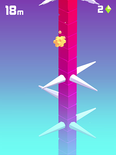 Spiky trees - Android game screenshots.