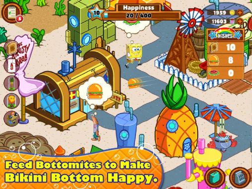 Gameplay of the Sponge Bob moves in for Android phone or tablet.