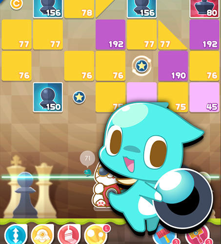 Spoonz x blocks: Brick and ball - Android game screenshots.