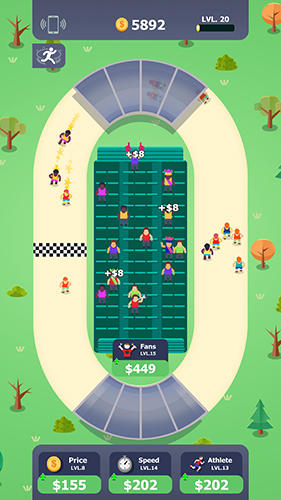 Sports city idle - Android game screenshots.