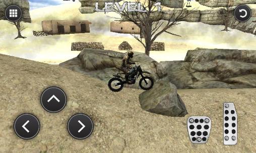 Gameplay of the Sports bike: Speed race jump for Android phone or tablet.