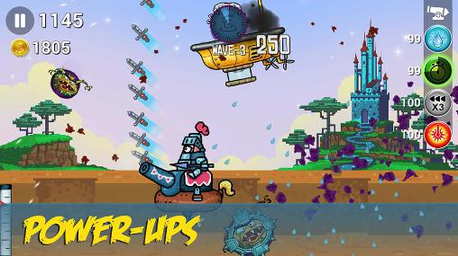 Gameplay of the Spunge invaders for Android phone or tablet.
