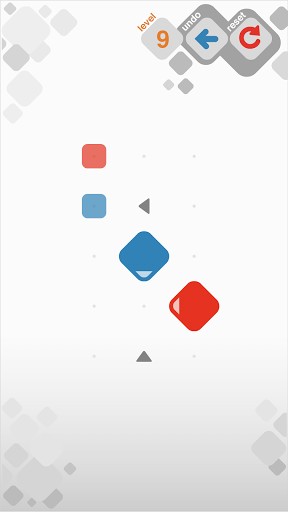 Gameplay of the Squares: Game about squares for Android phone or tablet.