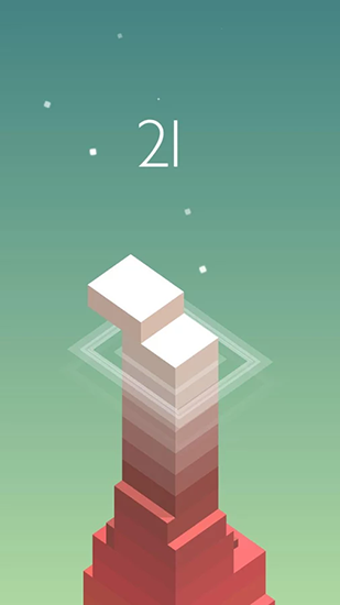 Gameplay of the Stack for Android phone or tablet.