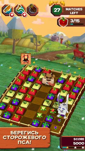 Gameplay of the Stack rabbit for Android phone or tablet.