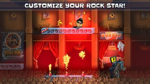 Gameplay of the Stage dive: Legends for Android phone or tablet.