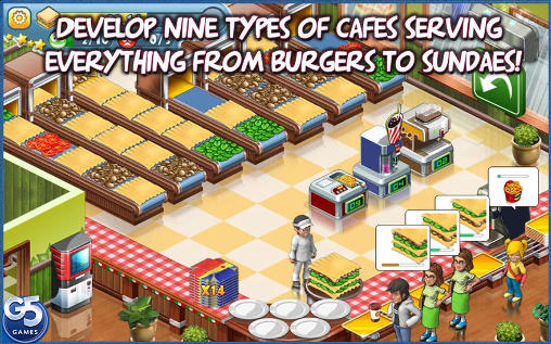Gameplay of the Stand O'Food: City for Android phone or tablet.
