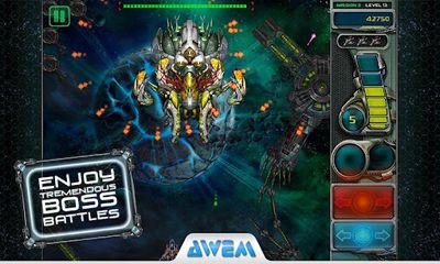Gameplay of the Star Defender 3 for Android phone or tablet.