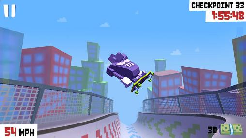 Gameplay of the Star skater for Android phone or tablet.