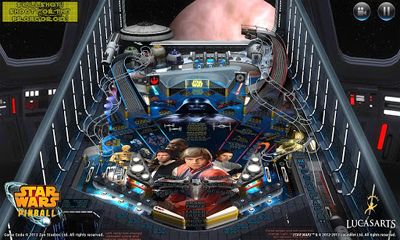 Gameplay of the Star Wars Pinball for Android phone or tablet.