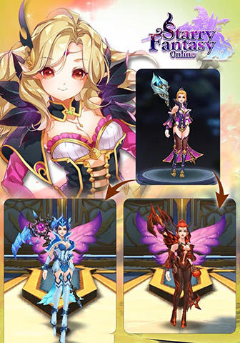 Gameplay of the Starry fantasy online for Android phone or tablet.