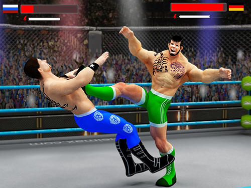 Stars wrestling revolution 2017: Real punch boxing - Android game screenshots.