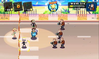 Gameplay of the Stars vs. Paparazzi for Android phone or tablet.