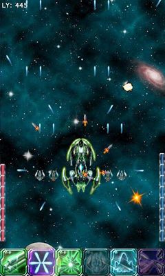 Gameplay of the Starship Commander for Android phone or tablet.