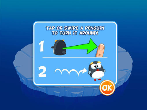 Gameplay of the Stay on the ice! for Android phone or tablet.