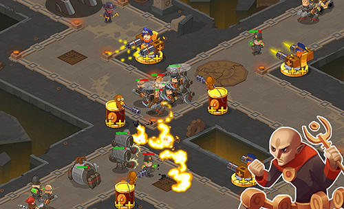 Steampunk syndicate 2: Tower defense game - Android game screenshots.