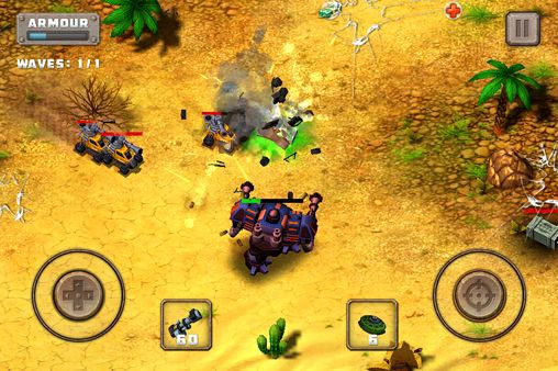 Gameplay of the Steel Mayhem: Battle commander for Android phone or tablet.