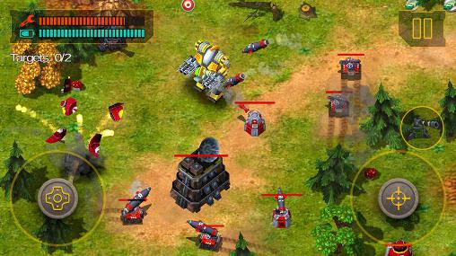 Gameplay of the Steel mayhem: The second war for Android phone or tablet.