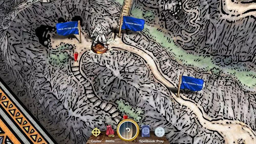 Gameplay of the Steve Jackson's Sorcery! Part 4: The crown of kings for Android phone or tablet.