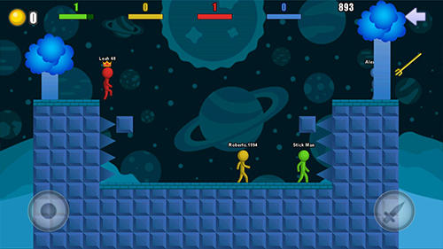 Stick man game - Android game screenshots.