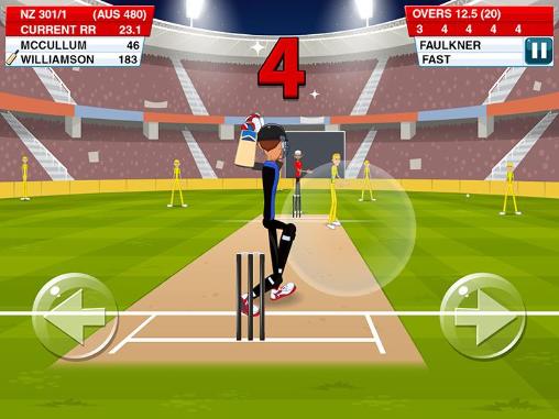 Gameplay of the Stick cricket 2 for Android phone or tablet.