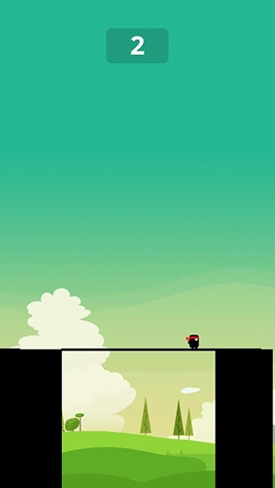 Gameplay of the Stick hero for Android phone or tablet.