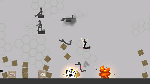 Stickman flatout epic - Android game screenshots.