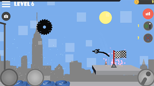 Stickman flip on the bar - Android game screenshots.