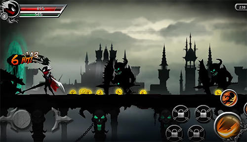 Stickman legends - Android game screenshots.