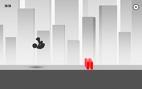 Stickman parkour runner - Android game screenshots.