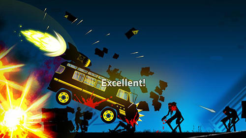 Stickman racer: Survival zombie - Android game screenshots.
