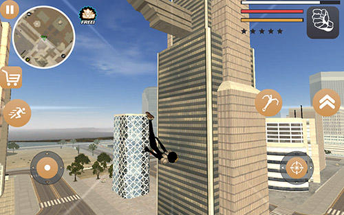 Stickman rope hero 2 - Android game screenshots.