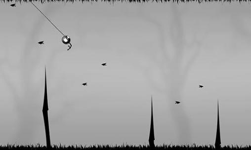 Gameplay of the Stickman forest swing for Android phone or tablet.