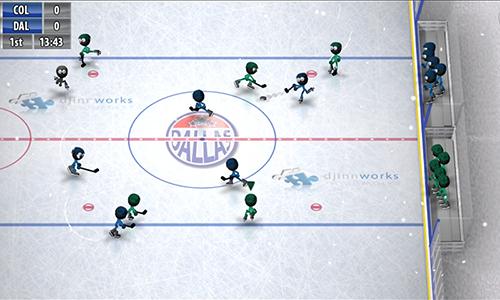 Gameplay of the Stickman ice hockey for Android phone or tablet.