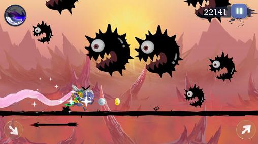 Gameplay of the Stickman revenge: Shadow run for Android phone or tablet.