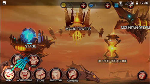 Sticks legends: Ninja warriors - Android game screenshots.