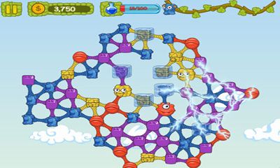 Gameplay of the Sticky Linky for Android phone or tablet.