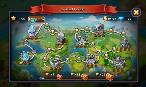 Gameplay of the Storm fortress: Castle war for Android phone or tablet.