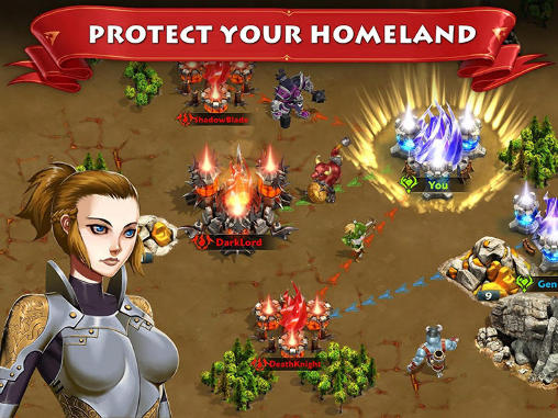 Gameplay of the Storm of wars: Sacred homeland for Android phone or tablet.