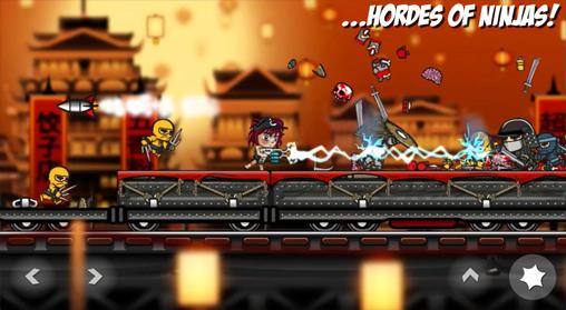 Gameplay of the Storm the train for Android phone or tablet.