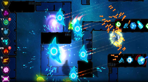 Strategy: Galaxy glow defense - Android game screenshots.
