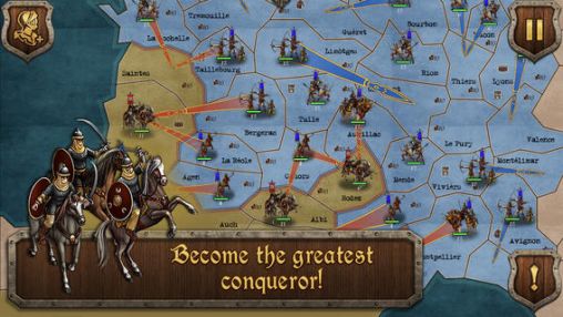 Gameplay of the Strategy and tactics: Medieval wars for Android phone or tablet.