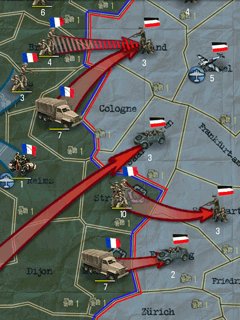 Gameplay of the Strategy and tactics World War 2 for Android phone or tablet.