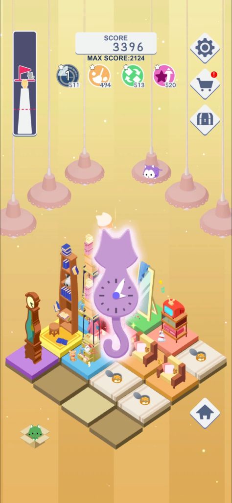 Stray Cat Towers - Android game screenshots.