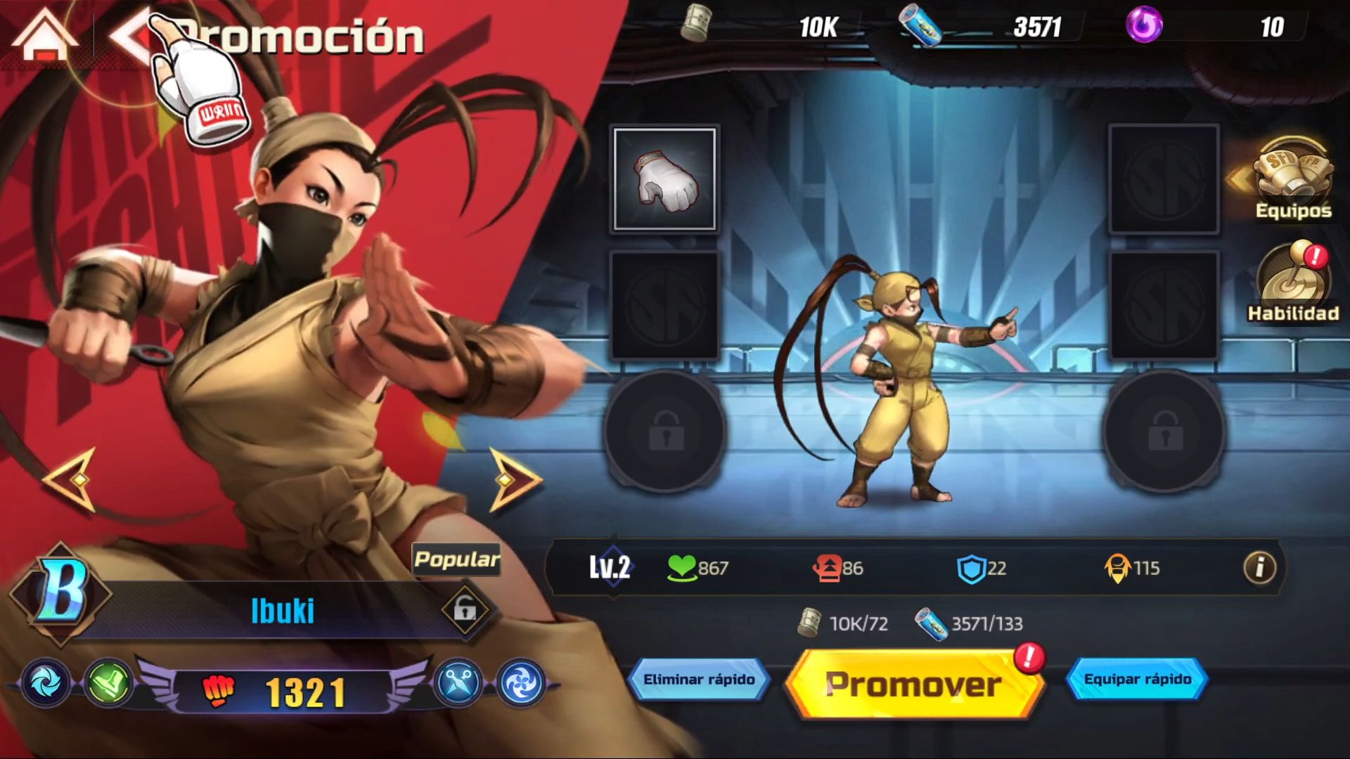 Street Fighter: Duel - Android game screenshots.