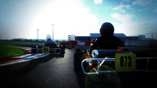 Gameplay of the Street kart for Android phone or tablet.